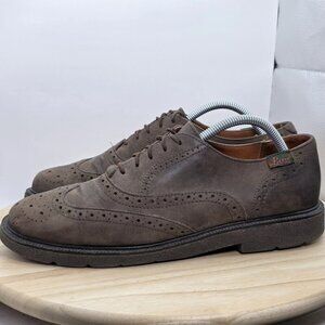 GH Bass & Co Mens Leather Wingtip Style 5519 Oxford Shoes Size 9.5 M